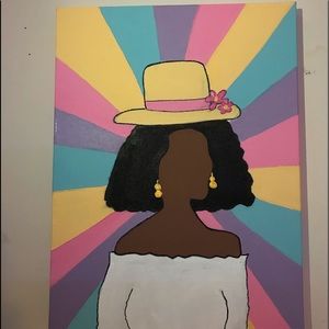 Colorful soft pastel ORIGINAL painting.